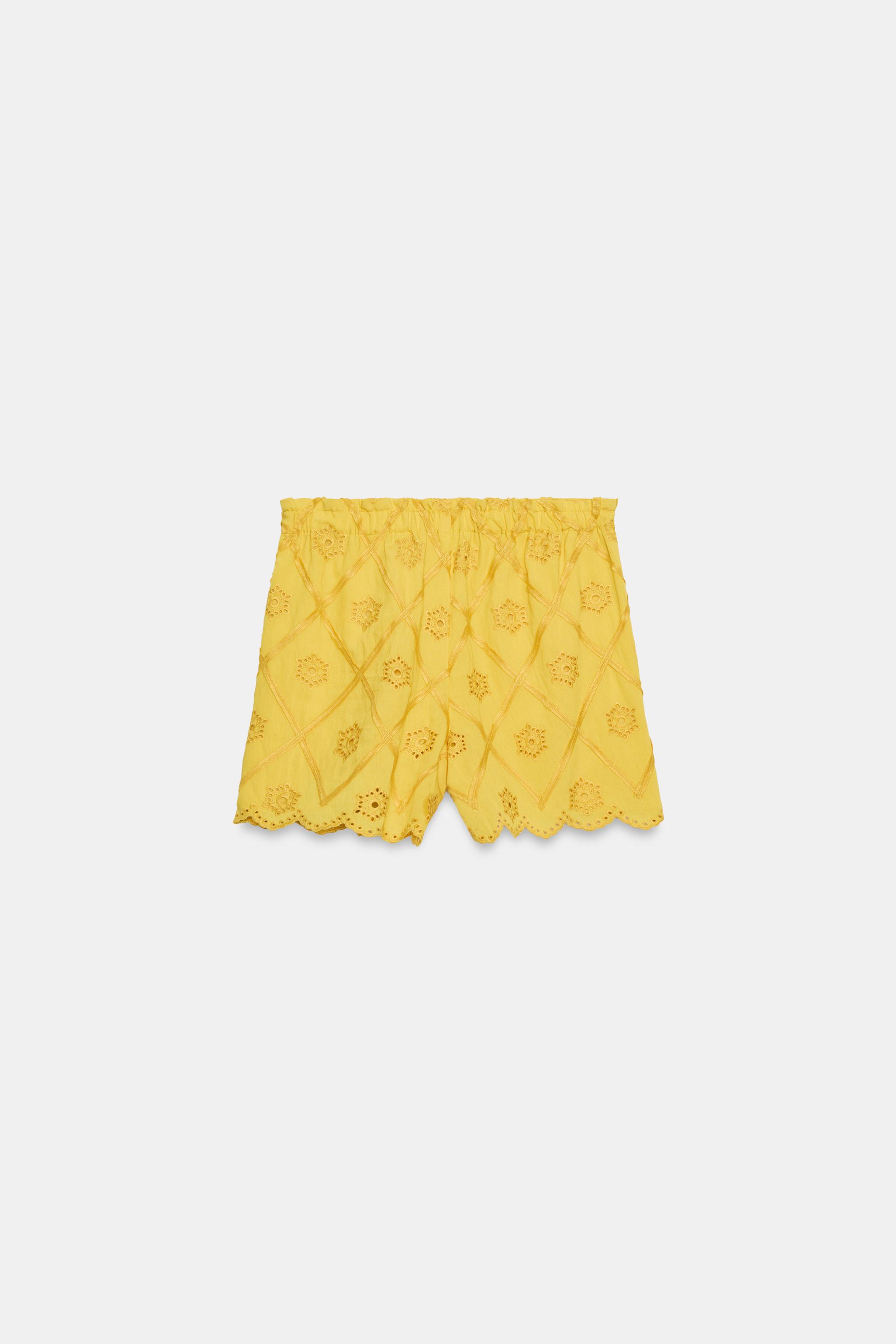 SHORT BRODERIES AJOURÉES